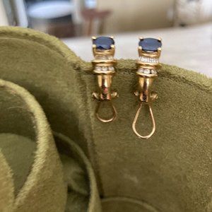 Diamond and Sapphire Earings